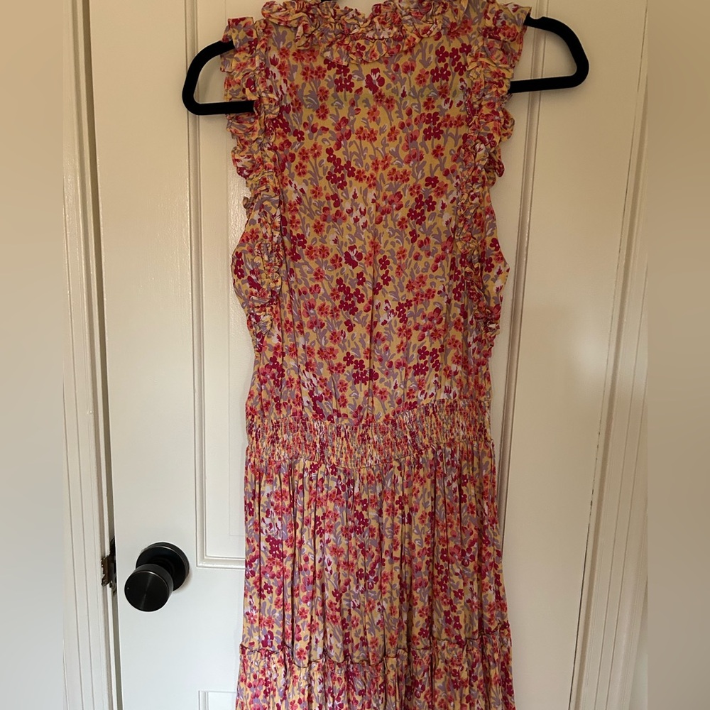 Poupette St Barth Triny Dress in Purple Daffodil Size Small